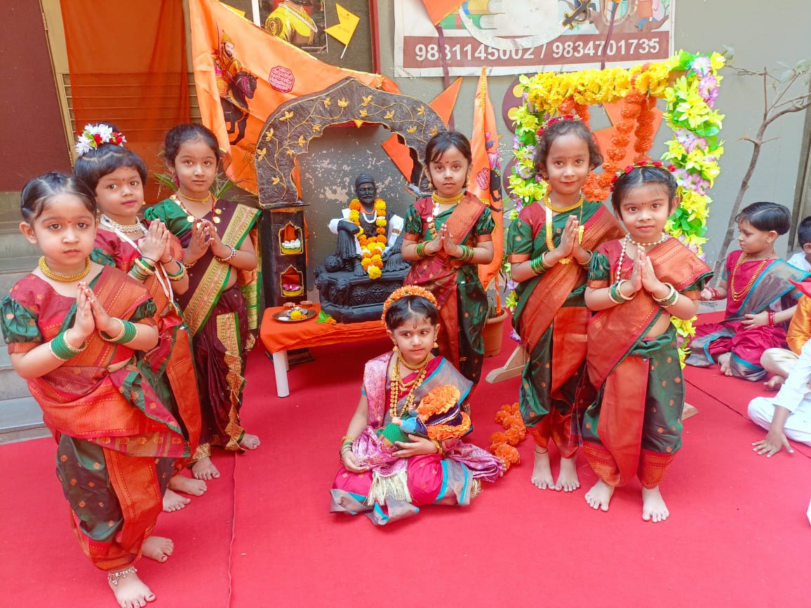 Praying to Shivaji Maharaj